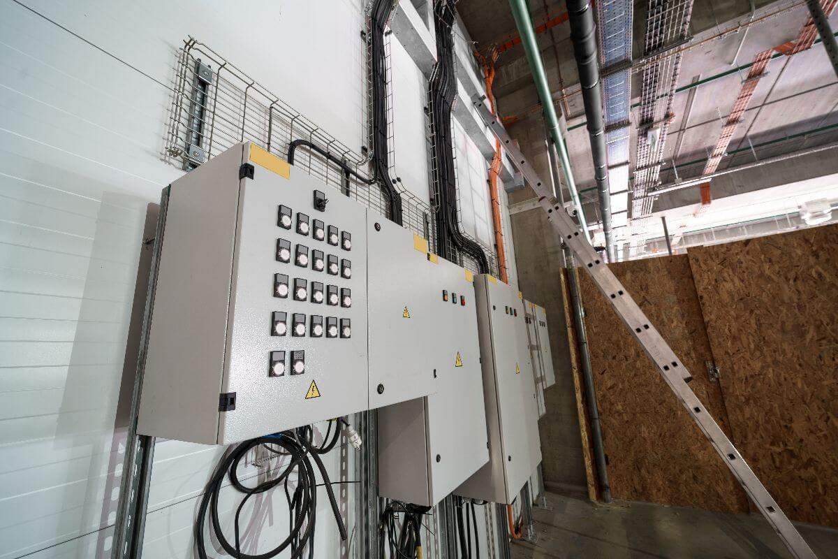 Electric component at a commercial building